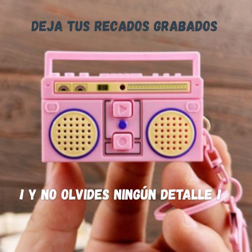 Llavero grabador de notas
